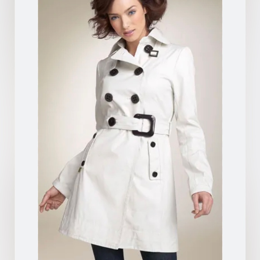 SOIA & KYO |  17 PTP  |  Dark Grey Double-breasted Belted Trench Coat